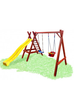 Детская площадка деревянная для улицы Играйка №4